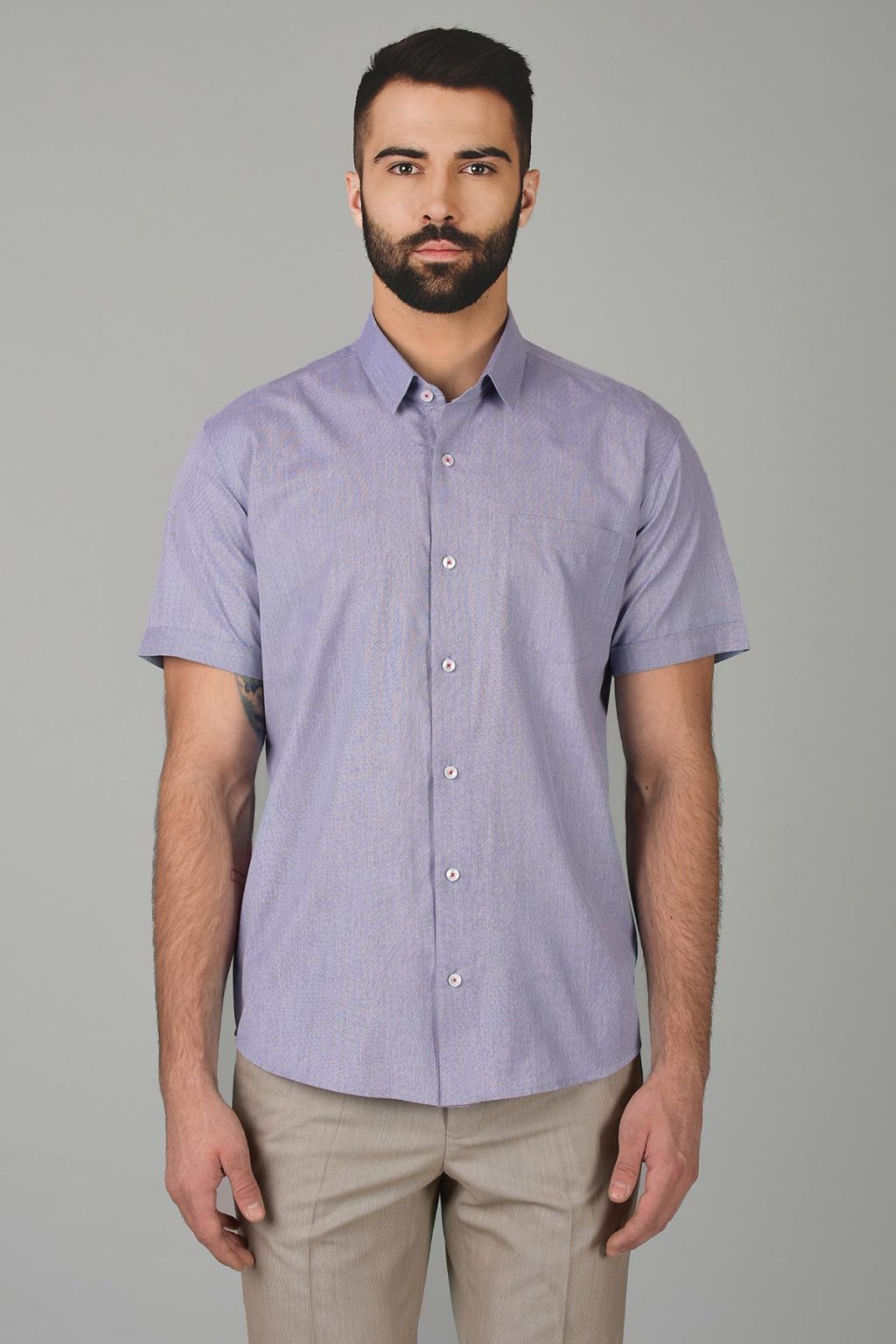 Diagonal Stripe Shirt - Quontico