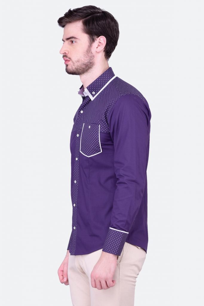 split back yoke shirt