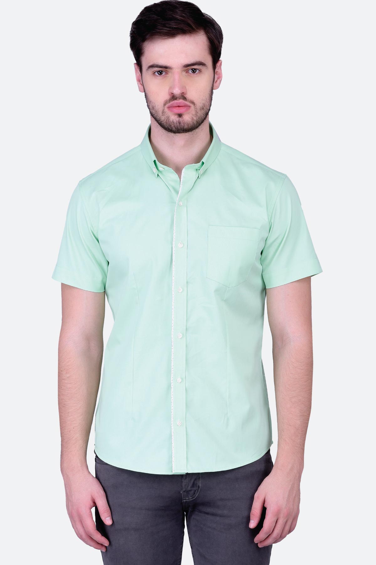 Piped Short Sleeve Shirt - Quontico